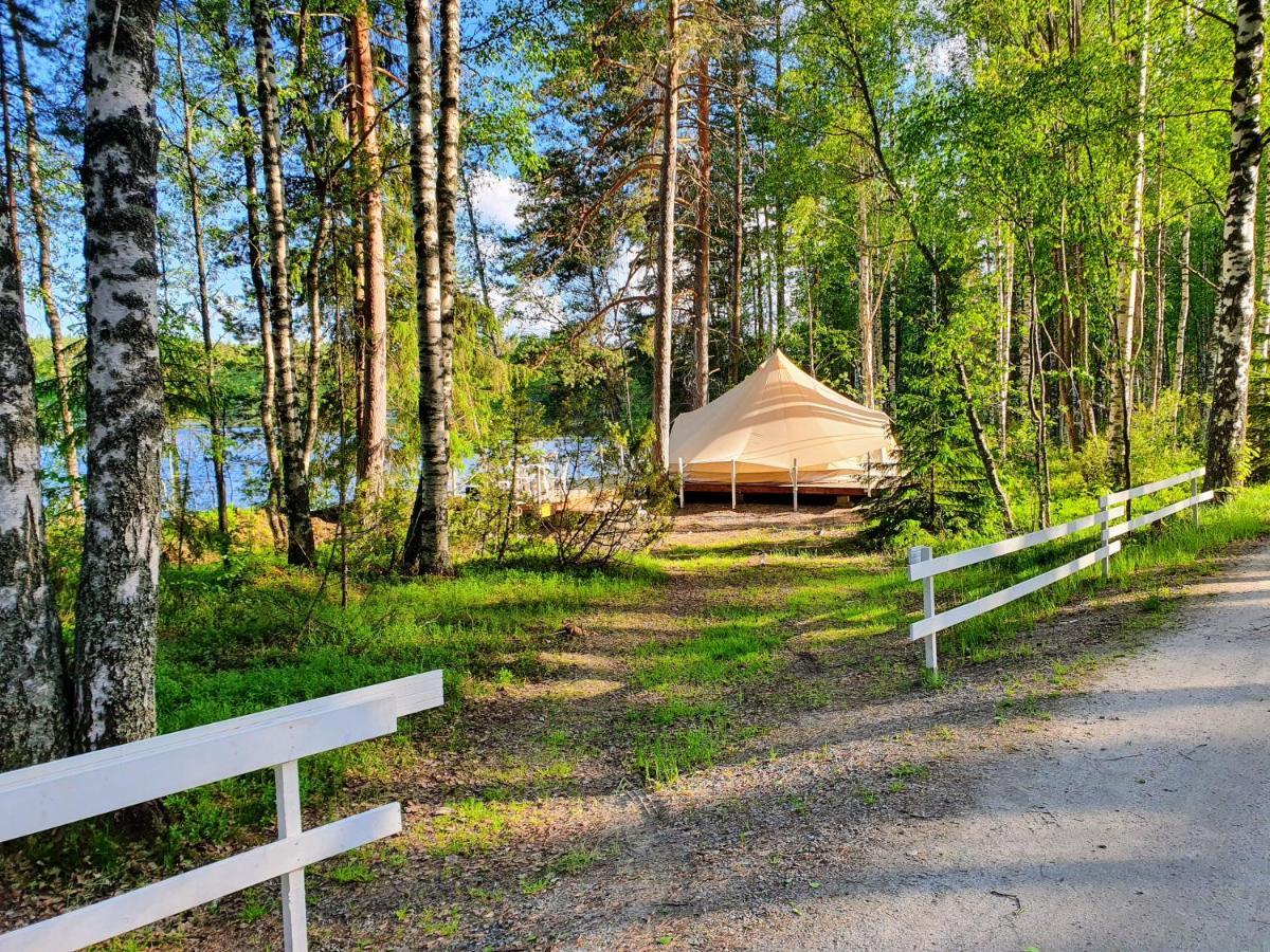 Hotel Luksusteltta Omalla Uimarannalla Jyväskylä Exterior foto